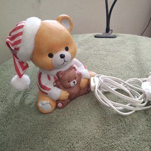 Christmas teddy bear nightlight